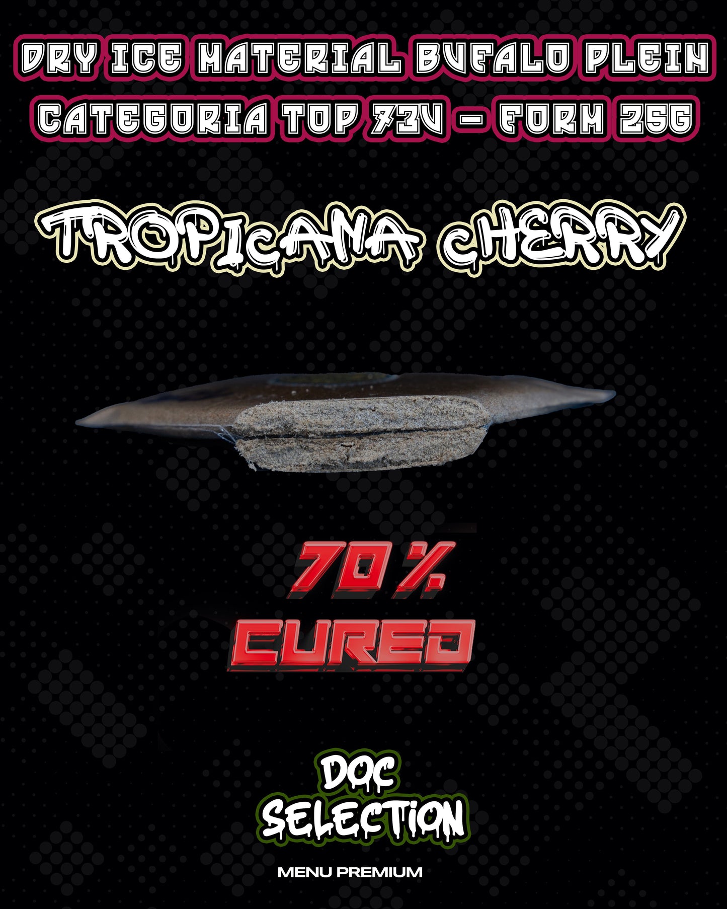 𝘿𝙧𝙮 𝙄𝙘𝙚 𝙈𝙖𝙩𝙚𝙧𝙞𝙖𝙡 𝙩𝙤𝙥  𝘽𝙪𝙛𝙖𝙡𝙤 𝙋𝙡𝙚𝙞𝙣 - 𝙏𝙧𝙤𝙥𝙞𝙘𝙖𝙣𝙖 𝘾𝙝𝙚𝙧𝙧𝙮