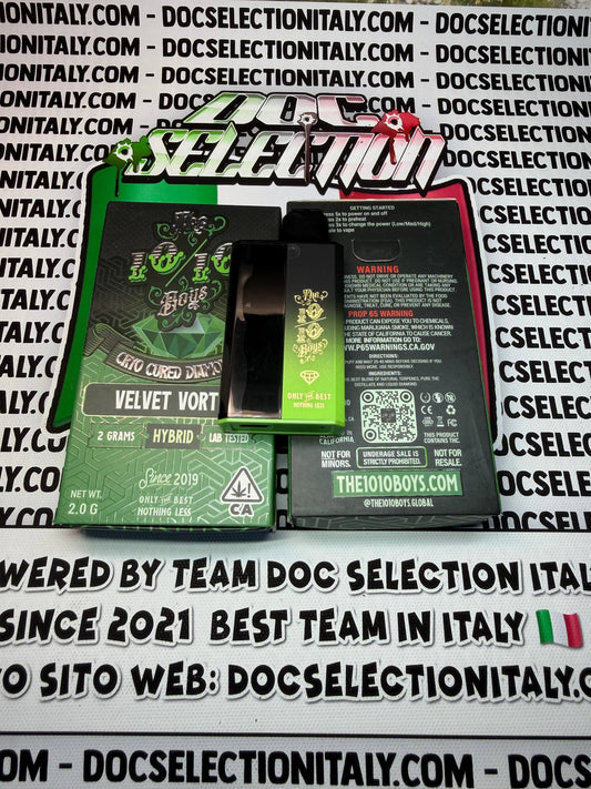 VELVET VORTEX - Vape T.H.C. 90% The 10/10 Boys 2gr Cryo Cured